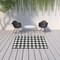 Homeroots 5 x 8 ft. Black & Ivory Gingham Indoor & Outdoor Area Rug 389519 - alternate 10